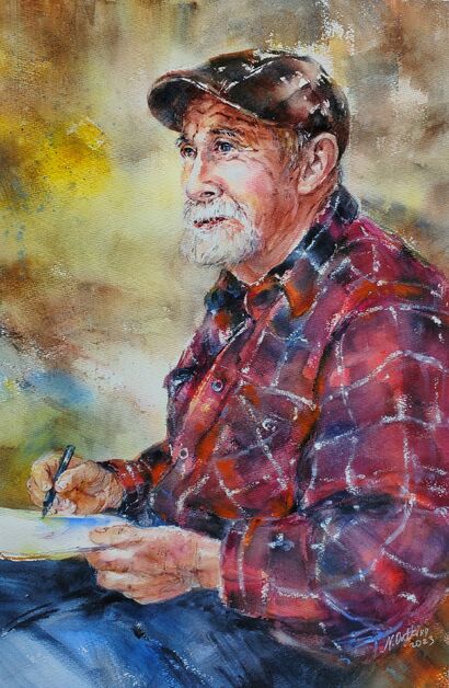 The Notebook - a Paint Artowrk by NATALIA OUTKINA